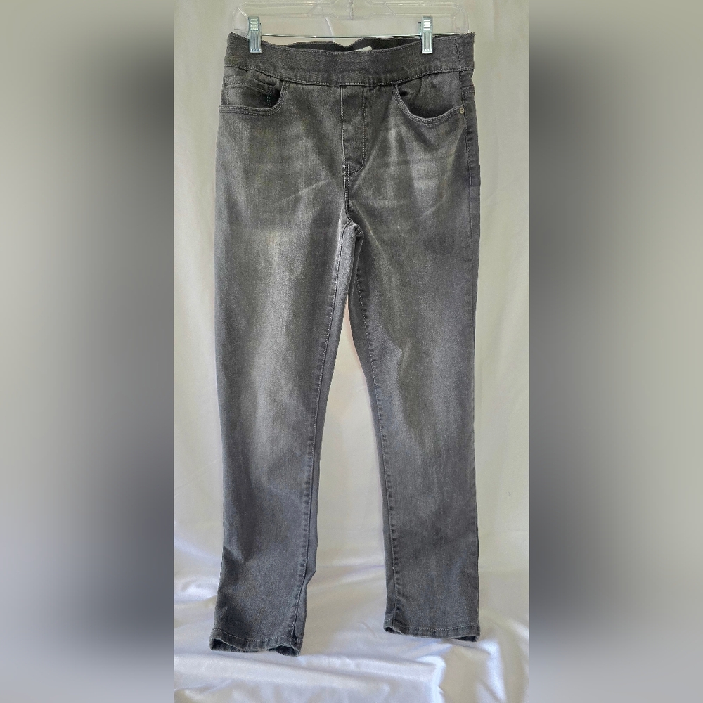 Croft & Barrow Womens Charcoal Slim Jeans